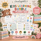 70,000+ Kids Learning Bundle, Preschool Worksheets, Homeschool Activities (Digital Download)
