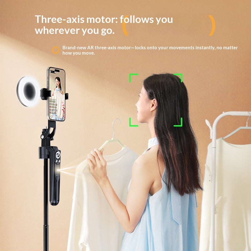 Automatic Rotating Live-streaming Stand With Face Recognition And Auto