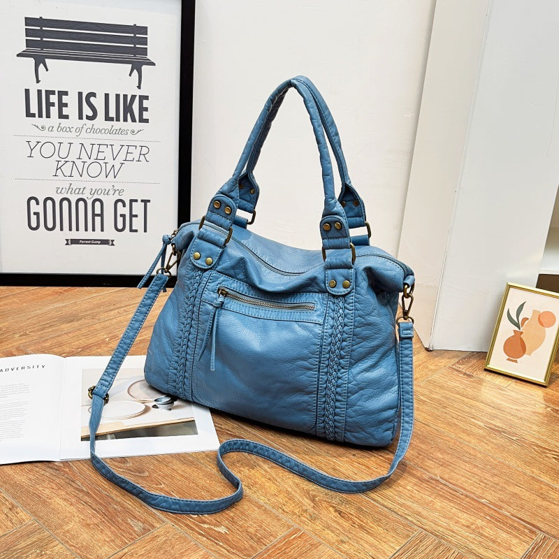 Retro Y2K Edgy Biker-Style Shoulder Crossbody Bag