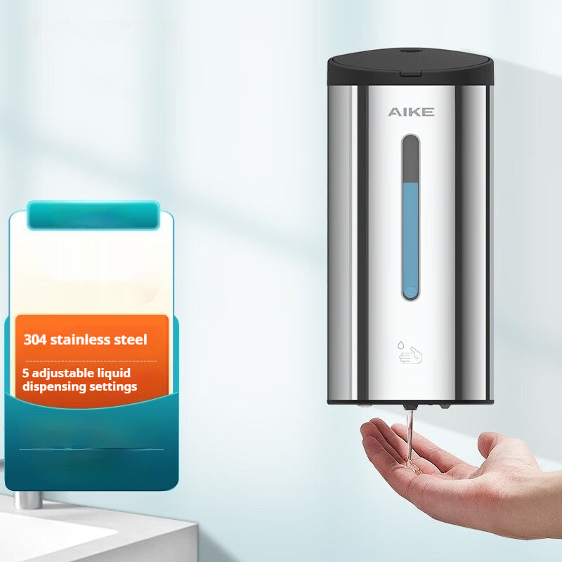 Punch-free Wall-mounted Stainless Steel Sensor Soap Dispenser