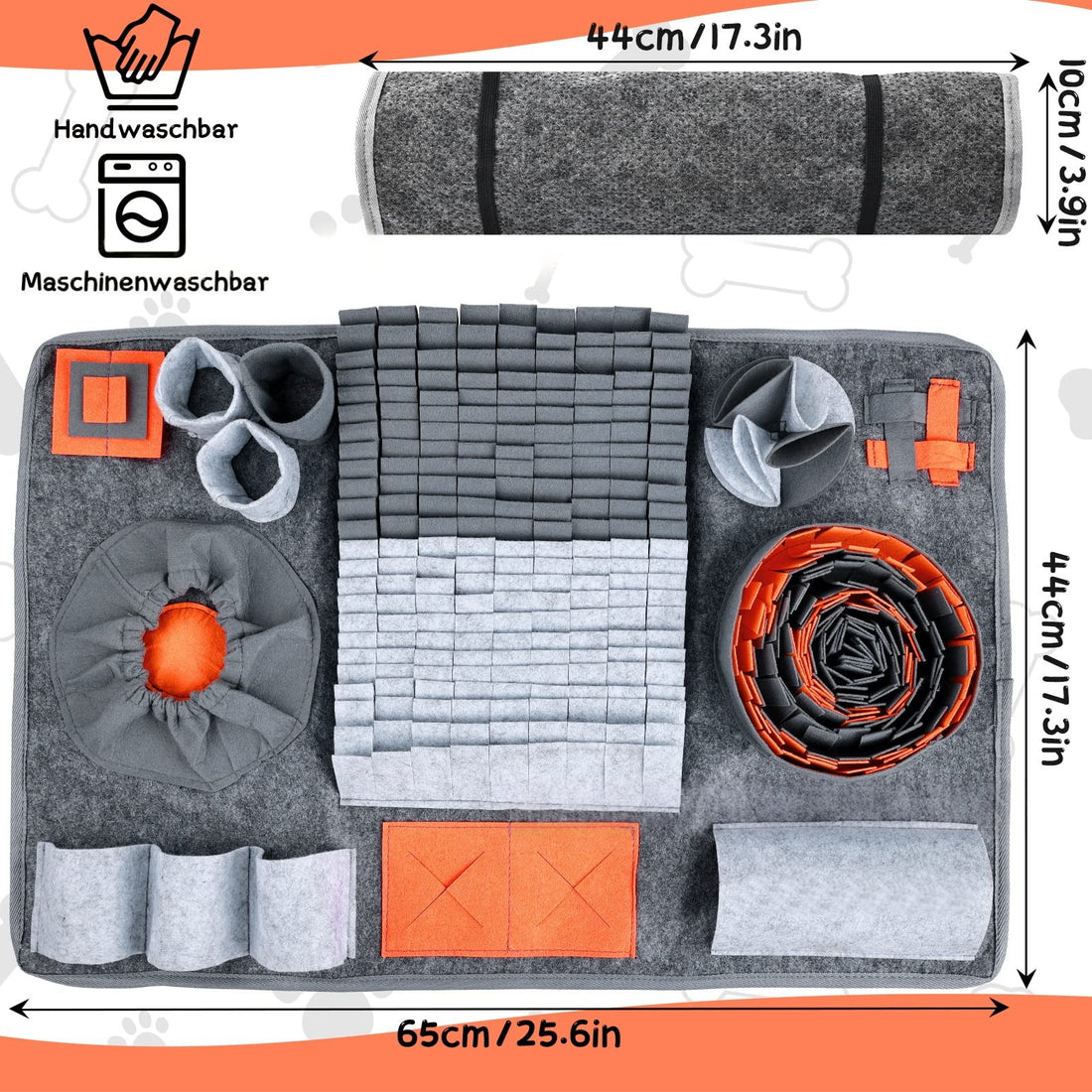 Interactive Pet Dog Sniffing Mat Toy – Ergonomic Foot Exerciser