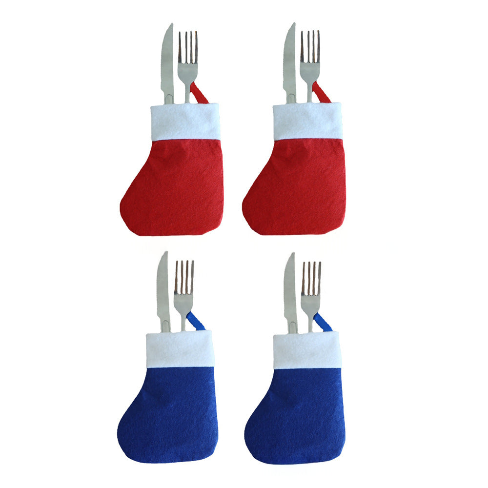 Versatile Christmas Stocking Cutlery Bag – Fold‑Away Utensil Holder