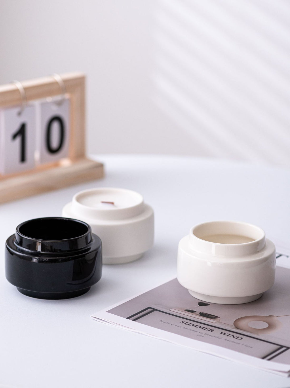 Collapsible Soy Wax Snack Container - Eco Friendly Home Decor