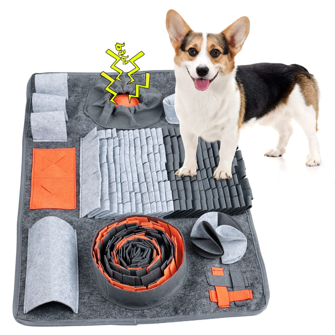 Interactive Pet Dog Sniffing Mat Toy – Ergonomic Foot Exerciser
