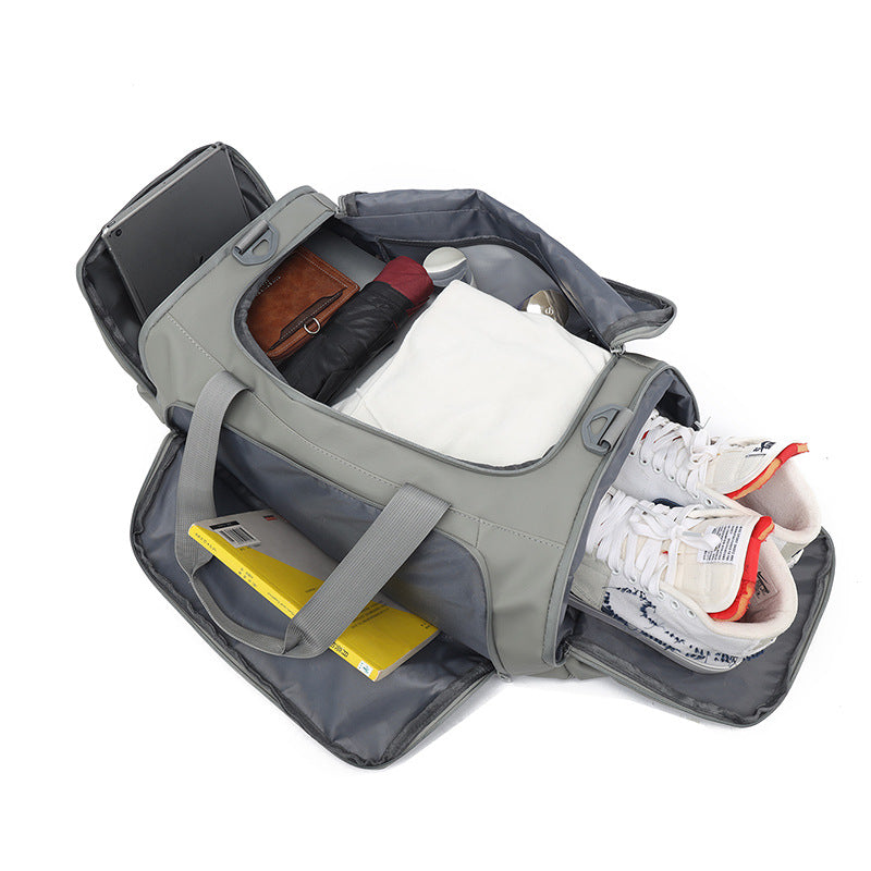 Large Capacity Waterproof Backpack with Dry/Wet Compartments