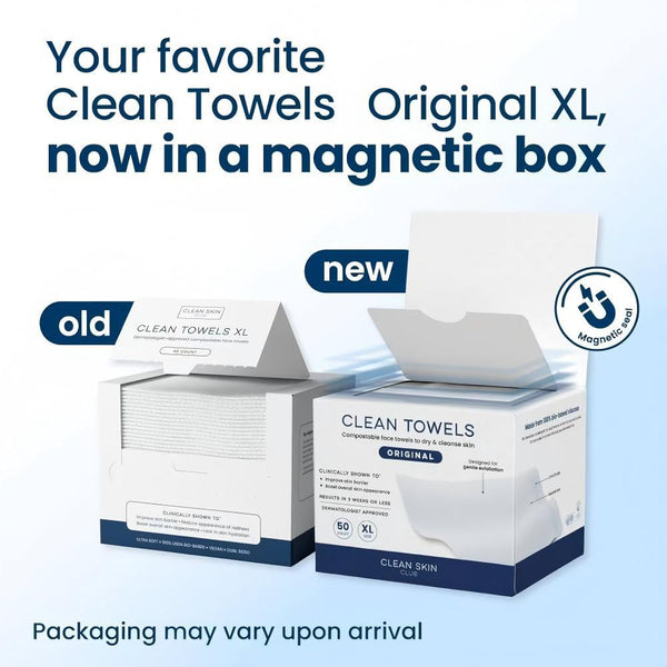 Portable 50-Pack Disposable Soft Cotton Facial Cleansing Wipes