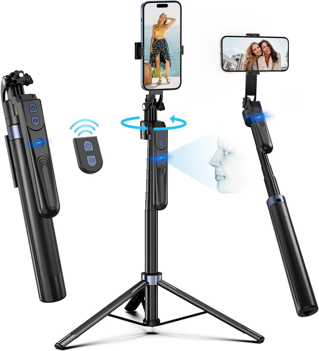 Automatic Rotating Live-streaming Stand With Face Recognition And Auto