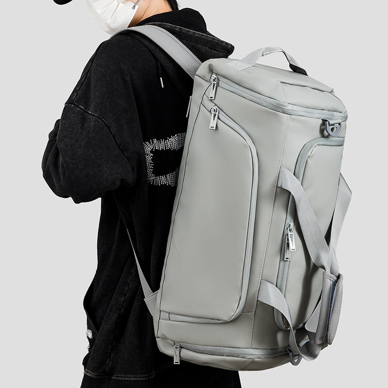 Large Capacity Waterproof Backpack with Dry/Wet Compartments