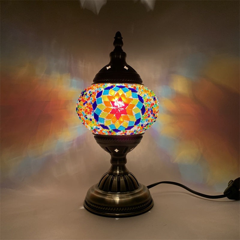 Portable Folding Picnic Table Lamp – Retro DIY Creative Table Light
