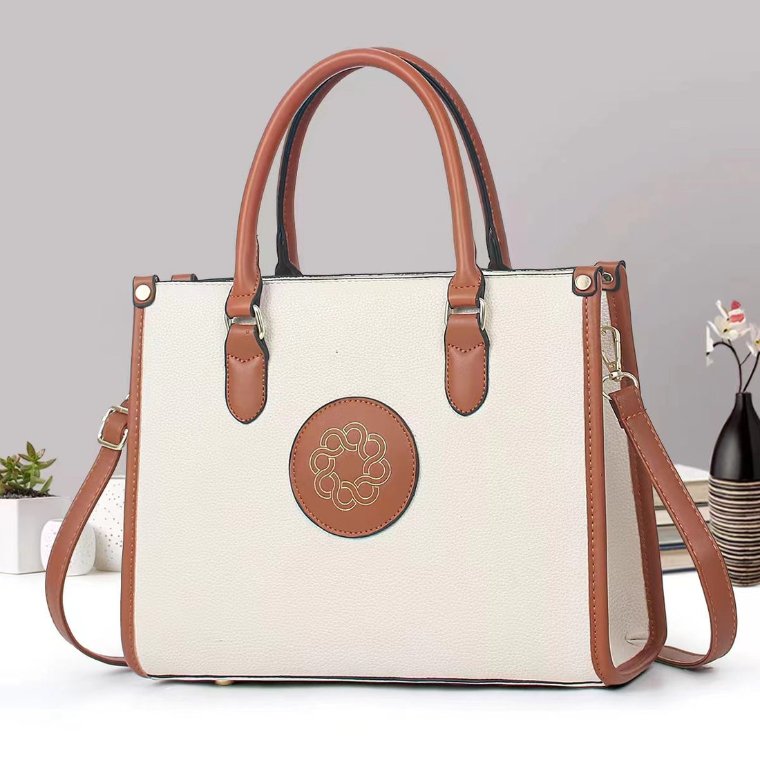 Korean-Style Elegant Women's Tote – Reusable Silicone Grocery Bag