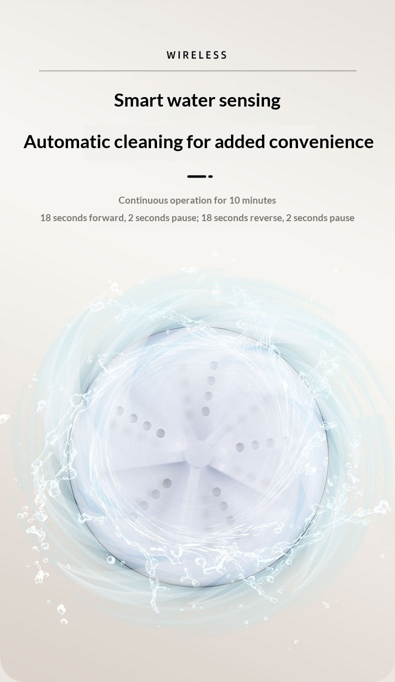 Portable Ultrasonic Mini Washer for Socks & Underwear