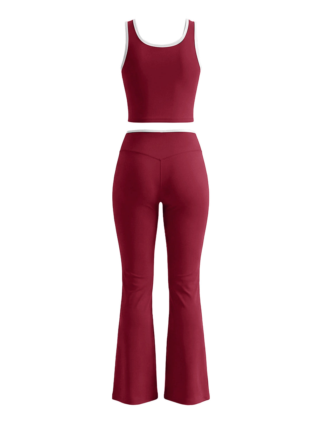 Elegant Women’s Crew‑Neck Vest & Pants Set – Soft, Stylish, Versatile