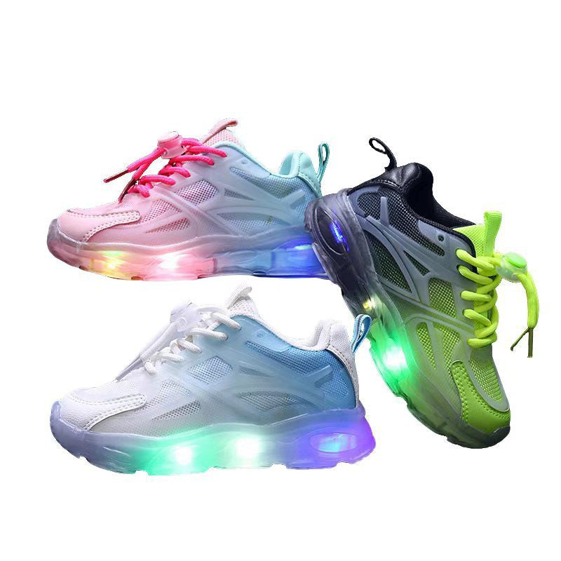Compact Portable Book Light for Boys – Breathable Bright Mesh Shoes