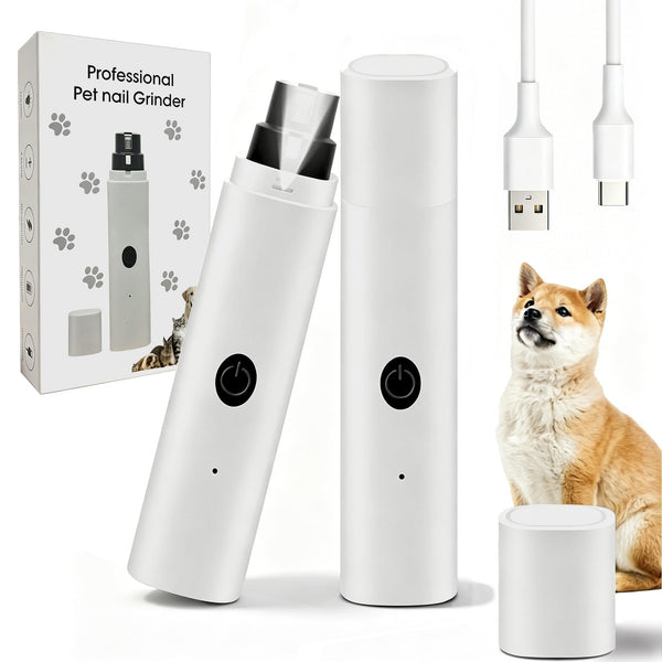 Dog Nail Grinder with LED Lights – 2‑Speed Pet Nail Grinder